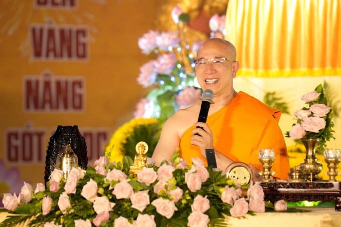 Được sự phân công cắt cử của Ban Tổ chức, Thầy Thích Trúc Thái Minh có một thời giảng Pháp về ý nghĩa thiêng liêng của ngày Phật đản sanh