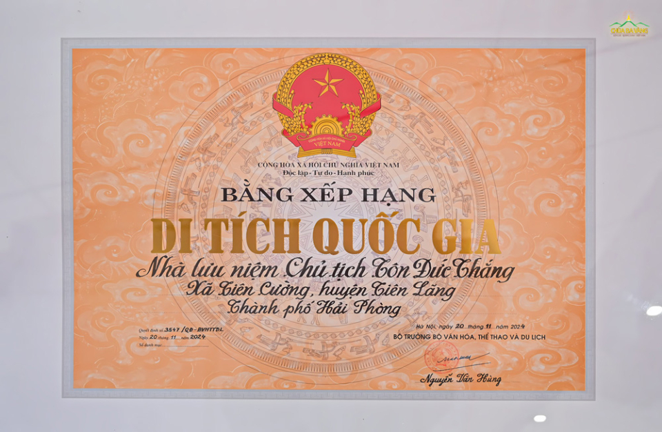 bang-xep-hang-di-tich-quoc-gia-nha-luu-niem-chu-tich-Ton-Duc-Thang