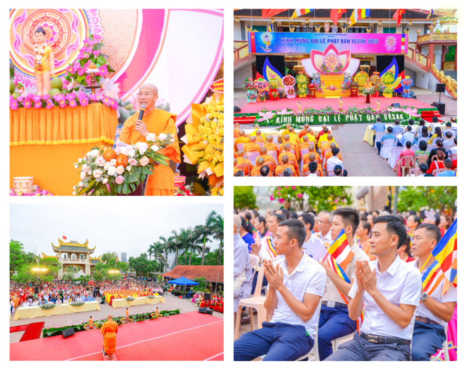 Thầy Thích Trúc Thái Minh tuyên đọc Diễn văn Phật đản PL.2569 – DL.2025 của Đức Trưởng lão Hòa thượng Thích Thiện Nhơn, gửi đến cộng đồng Tăng Ni, Phật tử trong và ngoài nước