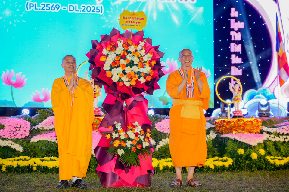 BTS GHPGVN thị xã Ba Đồn kính mừng Đại lễ Phật đản Vesak 2025