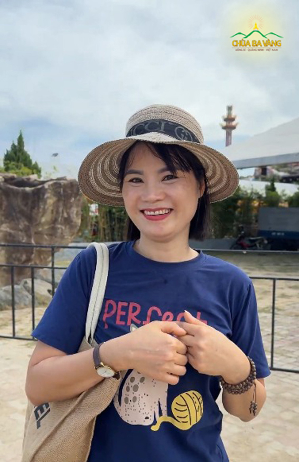 Từ Kon Tum đến chiêm bái Xá lợi Phật, chị cảm nhận được sự bài bản trong công tác tổ chức
