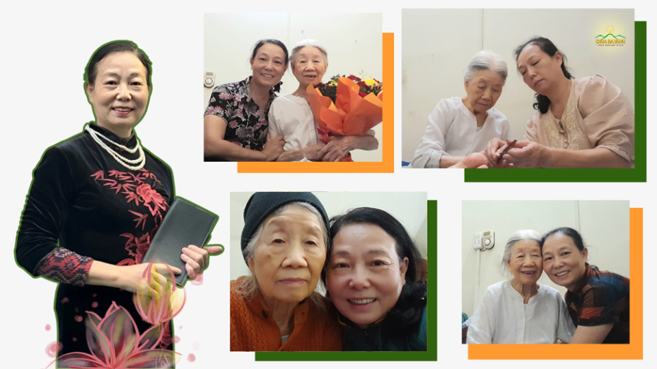 Cô Vân hạnh phúc khi cảm nhận được ân đức cha mẹ và bắt đầu biết thực tập hiếu hạnh với mẹ