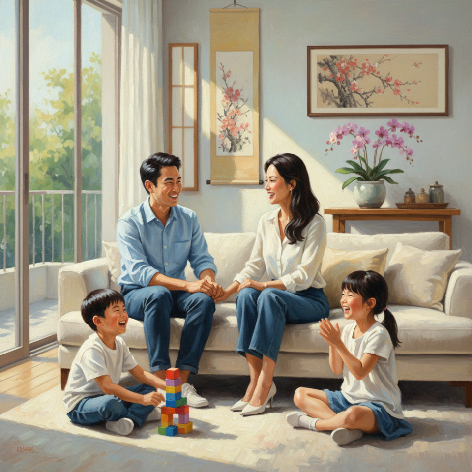 Vợ chồng biết lựa lời giao tiếp với nhau thì gia đình sẽ hòa thuận, hạnh phúc (Ảnh minh họa)