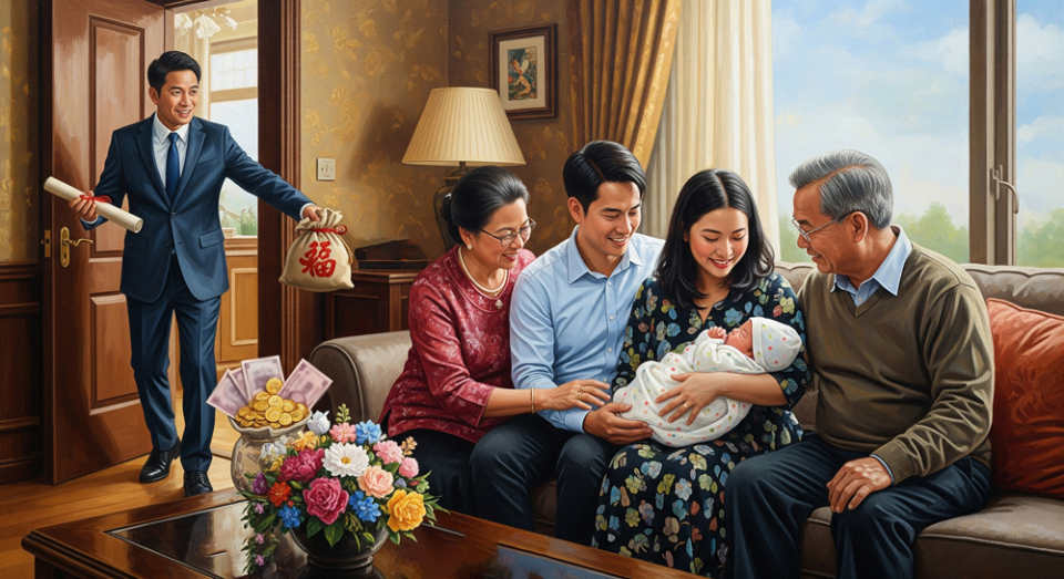 Cha mẹ và con có duyên ân nghĩa thì sẽ cùng sinh về một nhà để trả nghĩa cho nhau (Ảnh minh họa)