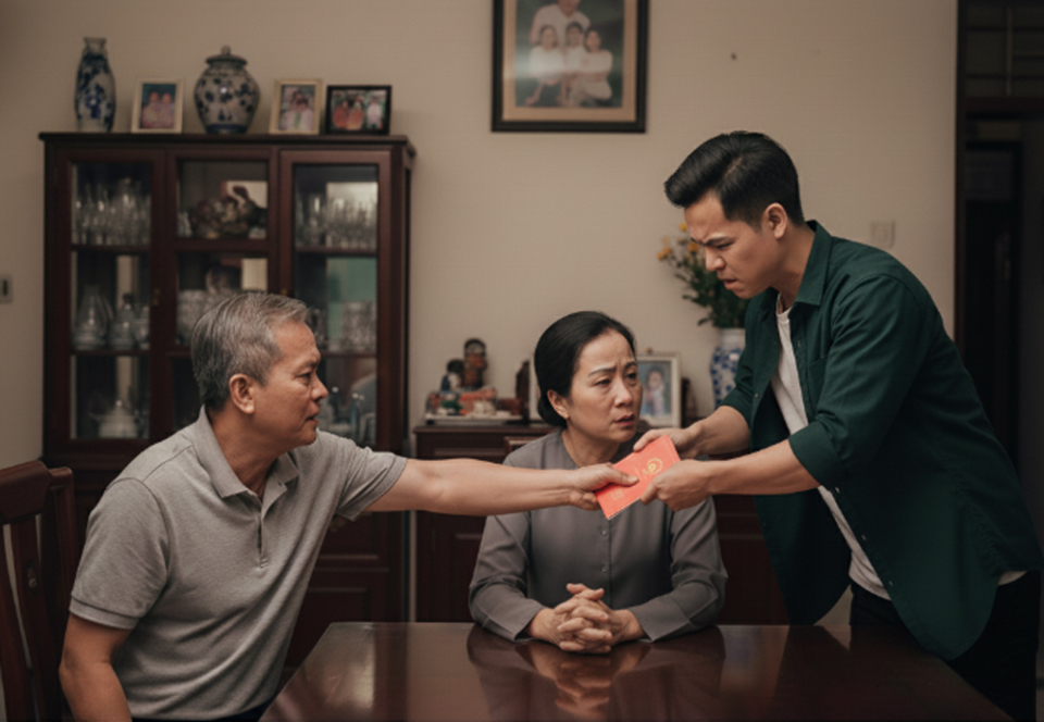 Không nên bòn rút tài sản của cha mẹ (ảnh minh họa)