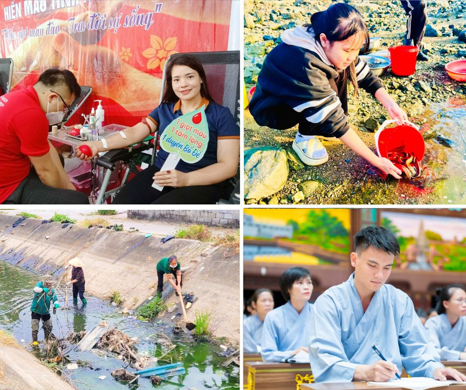 Chúng ta cần tinh tấn làm cho các việc thiện được tăng trưởng