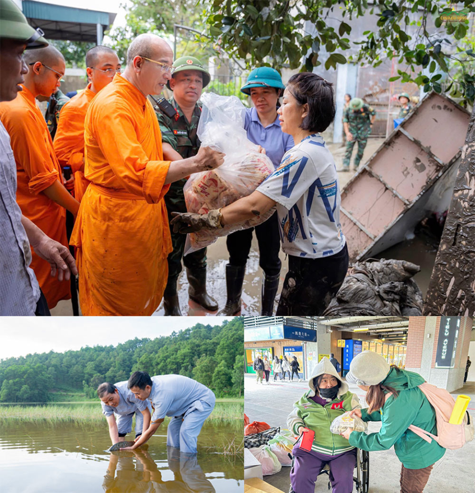 Chăm làm các việc thiện như phóng sinh, từ thiện, giúp đỡ người lúc khó khăn,... sẽ sống an vui, hạnh phúc