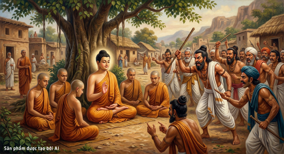 Nhớ niệm Đức Phật là bậc Điều Ngự Trượng Phu để vượt qua tâm phiền não khi chuyển tải Phật Pháp đến những người cang cường (ảnh minh họa)