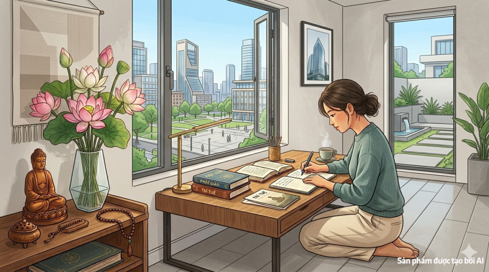 Nên hạn chế các thông tin vô bổ trên mạng để giữ tâm vắng lặng, tập trung (ảnh minh họa)