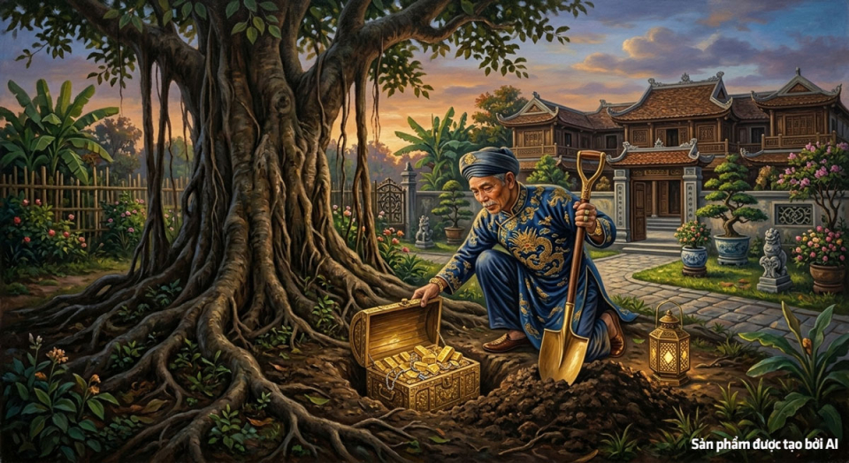 Người giàu có chôn, cất giấu tài sản ở các nơi nhưng khi cần thì sẽ nhớ ngay (ảnh minh họa)