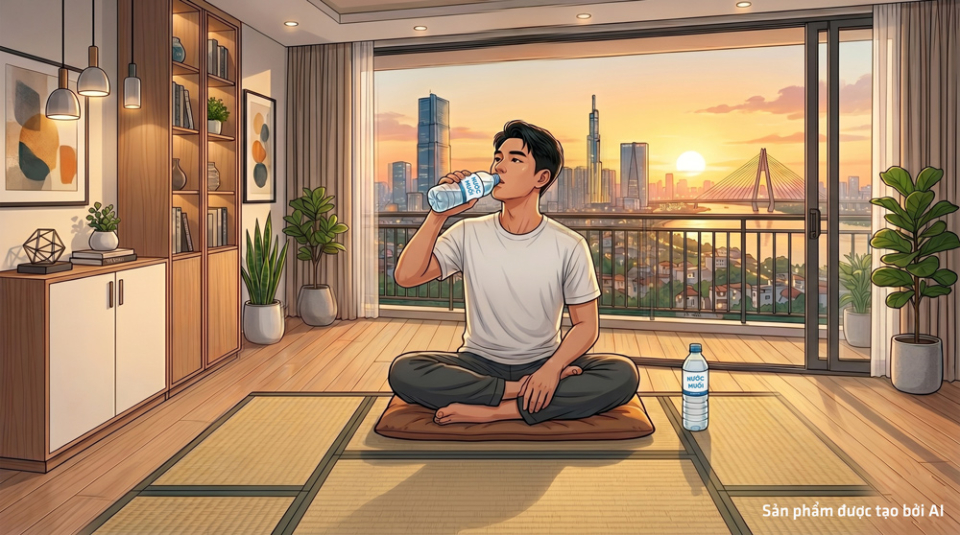 Việc thỏa mãn ngũ dục như người khát uống nước muối, càng uống càng khát (ảnh minh họa)