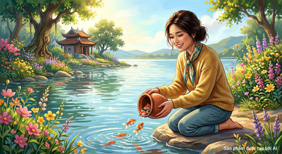 Tu tâm từ bi, yêu thương giúp ta dần dần chuyển hóa, có gương mặt phúc hậu hơn (ảnh minh họa)