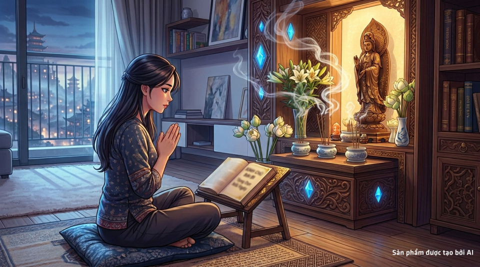 Trì chú Đại Bi để mong mỏi bản thân có được nhiều nhân duyên thực hành đại bi tâm
