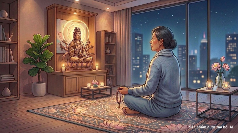 Chỉ tụng chú Đại Bi làu làu bằng miệng thì không có sự linh ứng (ảnh minh họa)