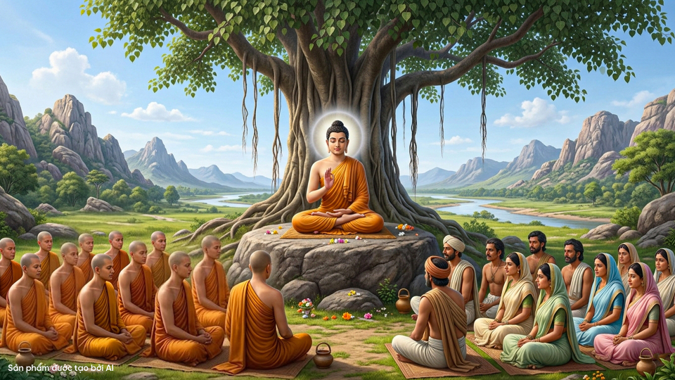 Tam thân của Đức Phật gồm pháp thân, báo thân, ứng hóa thân (ảnh minh họa)