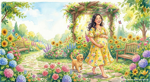Thai giáo đúng cách giúp người mẹ được an lành, khỏe mạnh (ảnh minh họa)