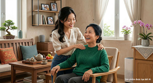 Nếu người mẹ giữ gìn tâm hiếu thì sẽ sinh ra người con hiếu kính, hiền thiện (ảnh minh họa)