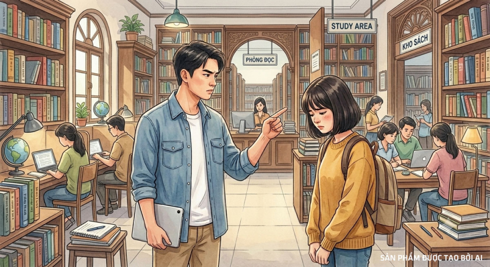 Người kiêu mạn, tự cao hay chê bai người khác là một nguyên nhân dẫn đến mất chánh ngữ (ảnh minh họa)