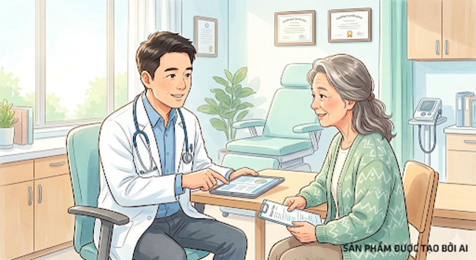 Bác sĩ nói giảm tình trạng bệnh để bệnh nhân không bị đau khổ, tuyệt vọng (ảnh minh họa)