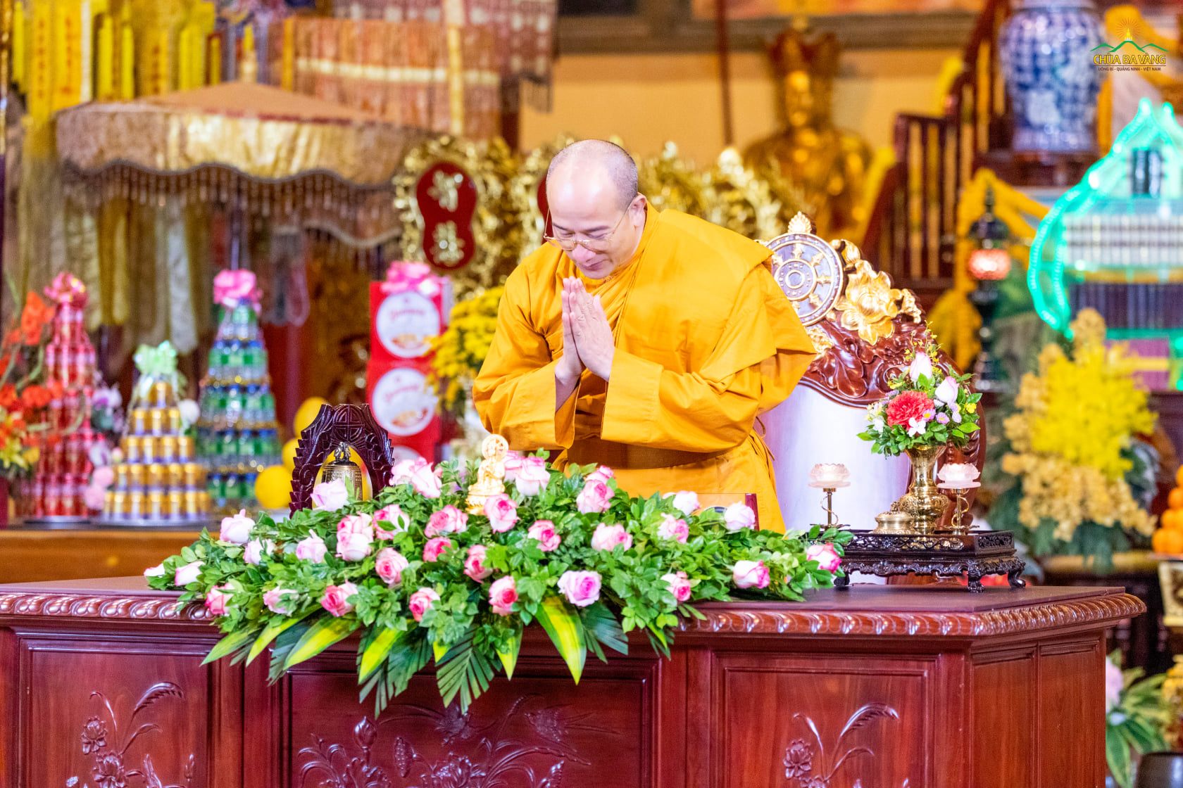 Sư Phụ Thích Trúc Thái Minh quang lâm chứng dự chương trình văn nghệ “Bát cháo sữa của Nàng Sujata và sự kiện Đức Phật thành đạo”