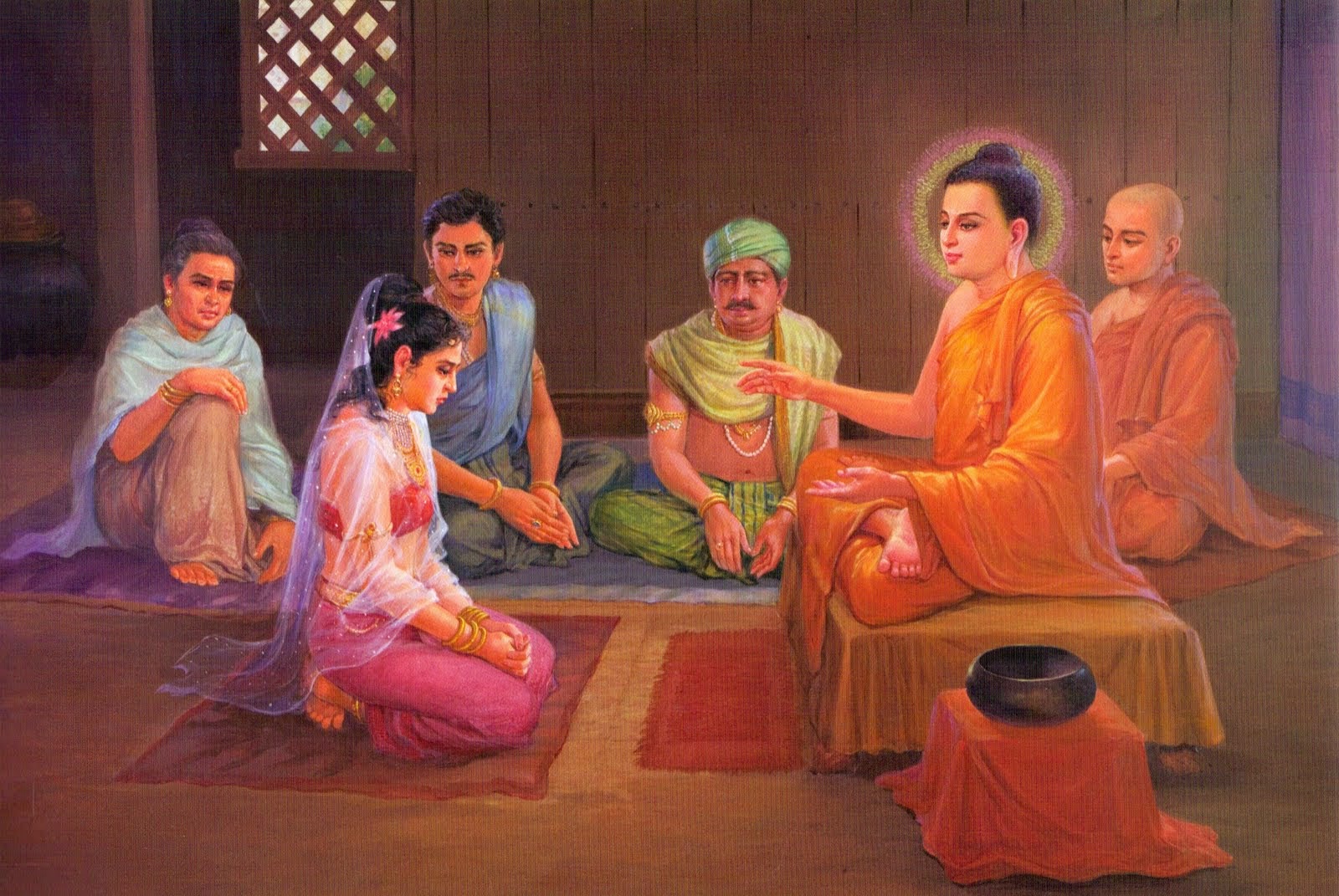 Đức Phật giảng giải nhân quả giữa cha mẹ và con cái (ảnh minh họa)
