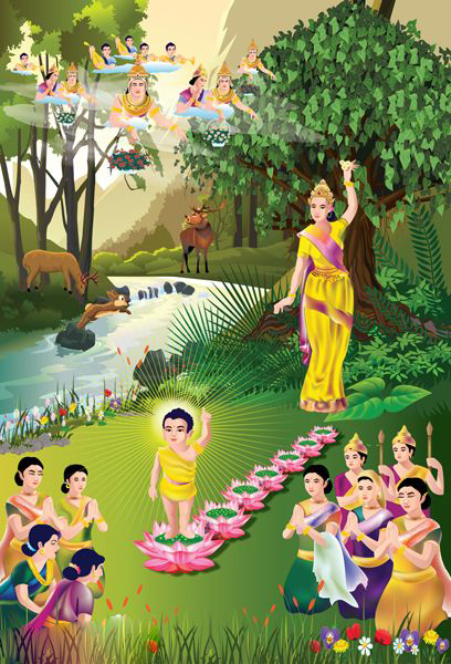 Sự xuất hiện của Đức Phật là niềm vui của nhân thiên và muôn loài chúng sinh