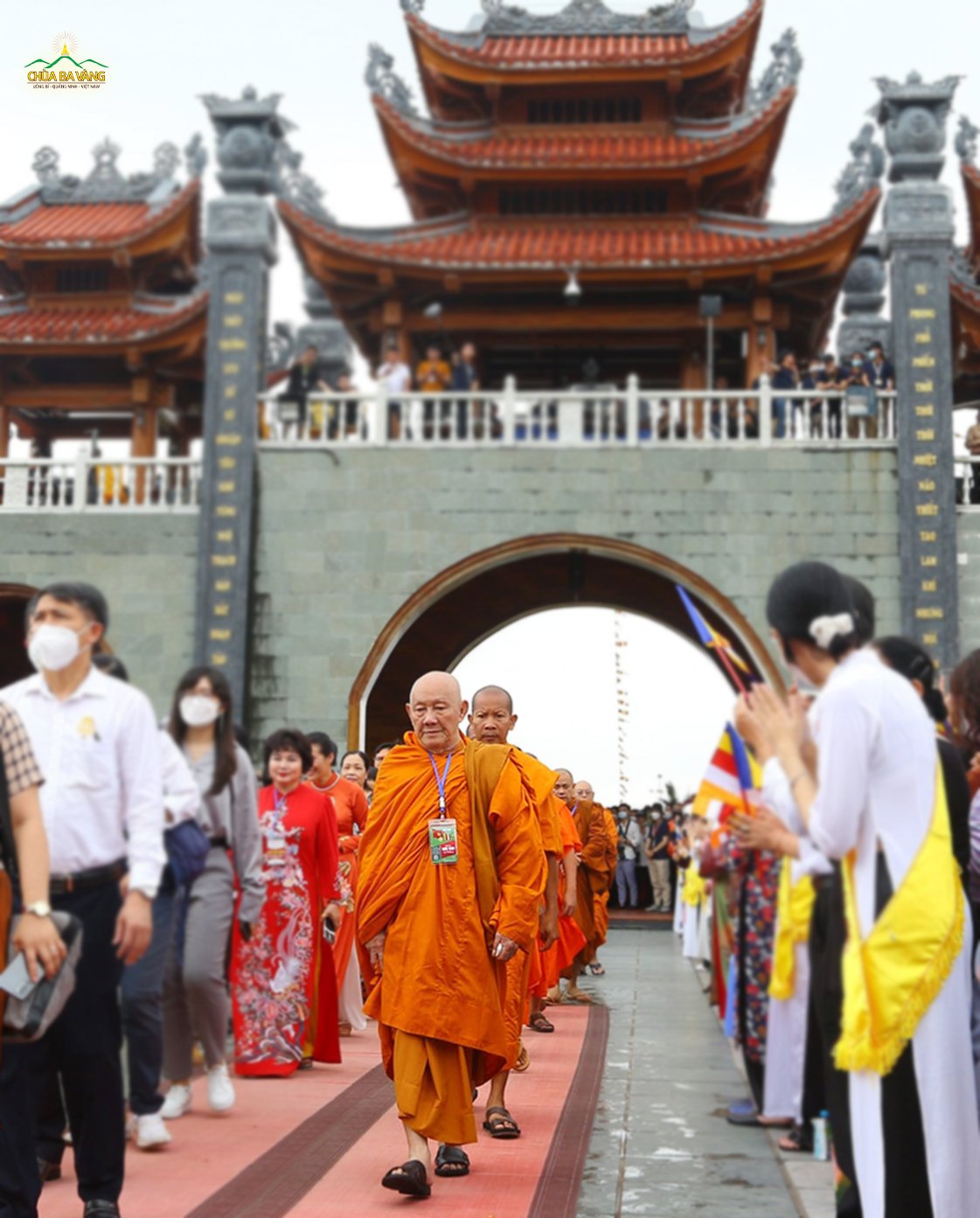 Hòa thượng, Thượng tọa, Đại đức Tăng các hệ phái ở Việt Nam tham dự Đại lễ Phật đản 2022 tại chùa Ba Vàng