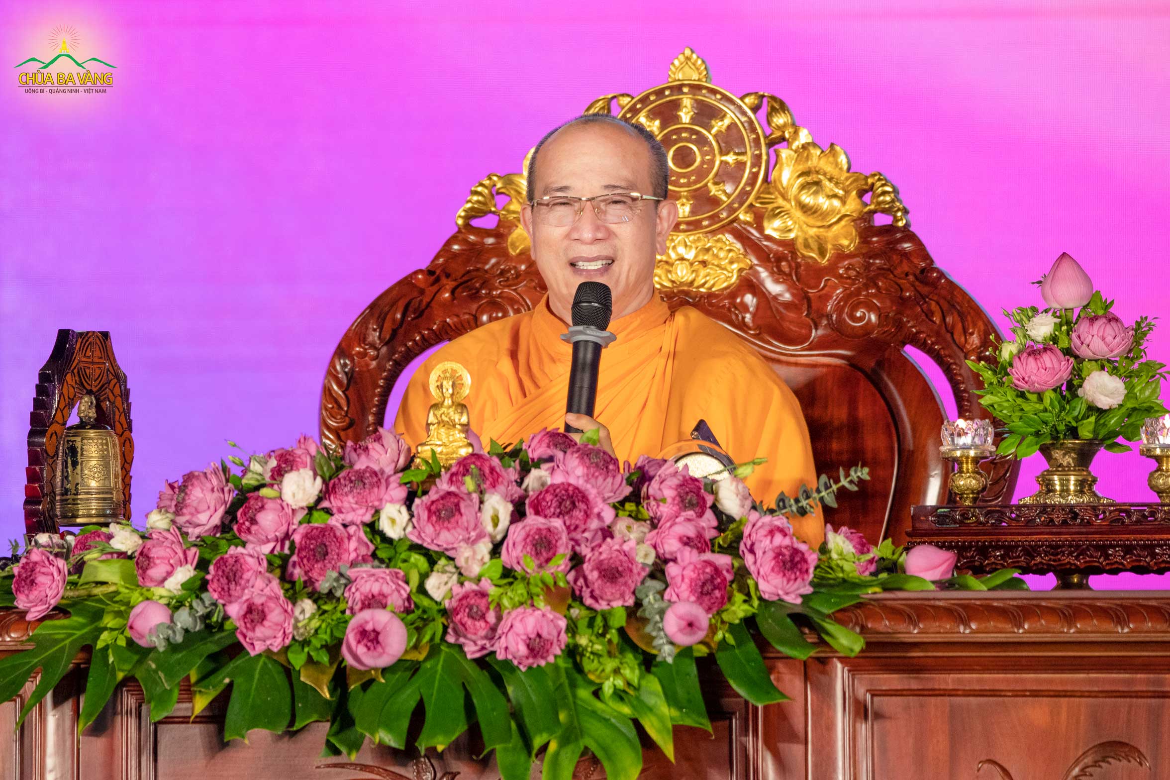 Sư Phụ Thích Trúc Thái Minh chia sẻ trong buổi giảng Pháp “Học nhân quả - Con sẽ lớn khôn”