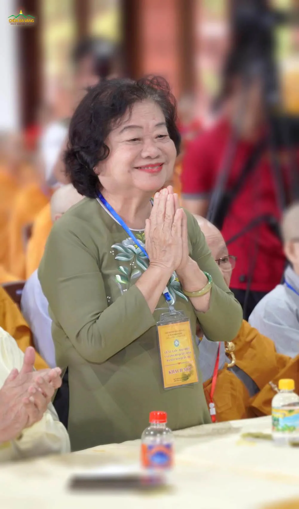 Bà Trương Mỹ Hoa - Nguyên Bí thư Trung ương Đảng, Nguyên Phó Chủ tịch nước, Chủ tịch Quỹ học bổng Vừ A Dính tham dự chương trình