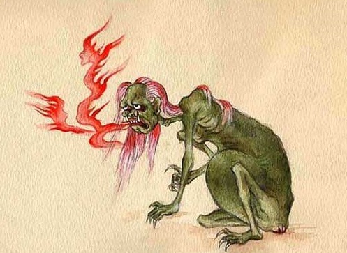 Các ngạ quỷ đói khổ, luôn mong ngóng người thân làm phước để hồi hướng cho họ (nguồn ảnh: internet)