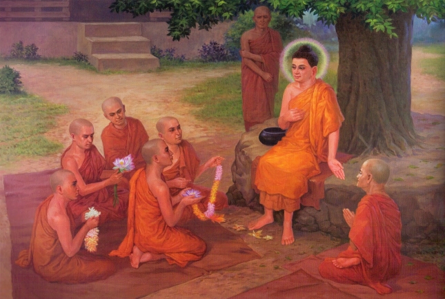 Đức Phật dạy về nhân quả của 5 vị Tỳ-kheo (ảnh minh họa)
