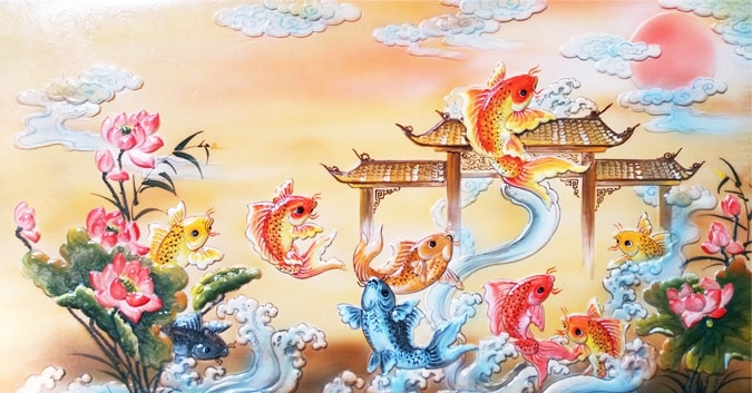 Dân gian có quan niệm cá chép hóa rồng nên thả cá chép để Táo Quân cưỡi lên trời (Ảnh minh họa)