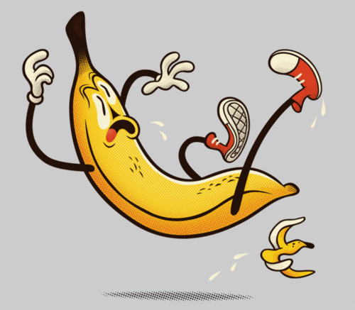 Quan niệm “trượt vỏ chuối” khiến nhiều người lo lắng kiêng ăn chuối đầu năm (Ảnh minh họa)