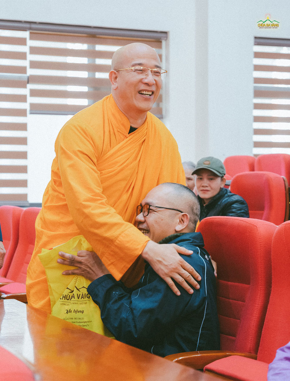 Chú Nguyễn Kế Chiến rất vui khi được gặp Sư Phụ Thích Trúc Thái Minh sau 2 năm. Chú chia sẻ bản thân cảm thấy rất yêu mến, gắn bó đối với Sư Phụ