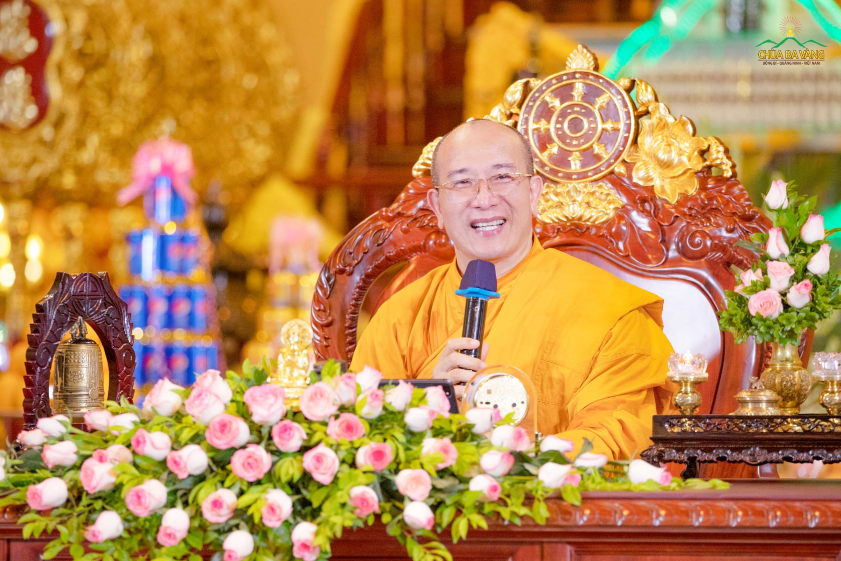 Thầy Thích Trúc Thái Minh giảng giải về Bát chánh đạo (ảnh minh họa)