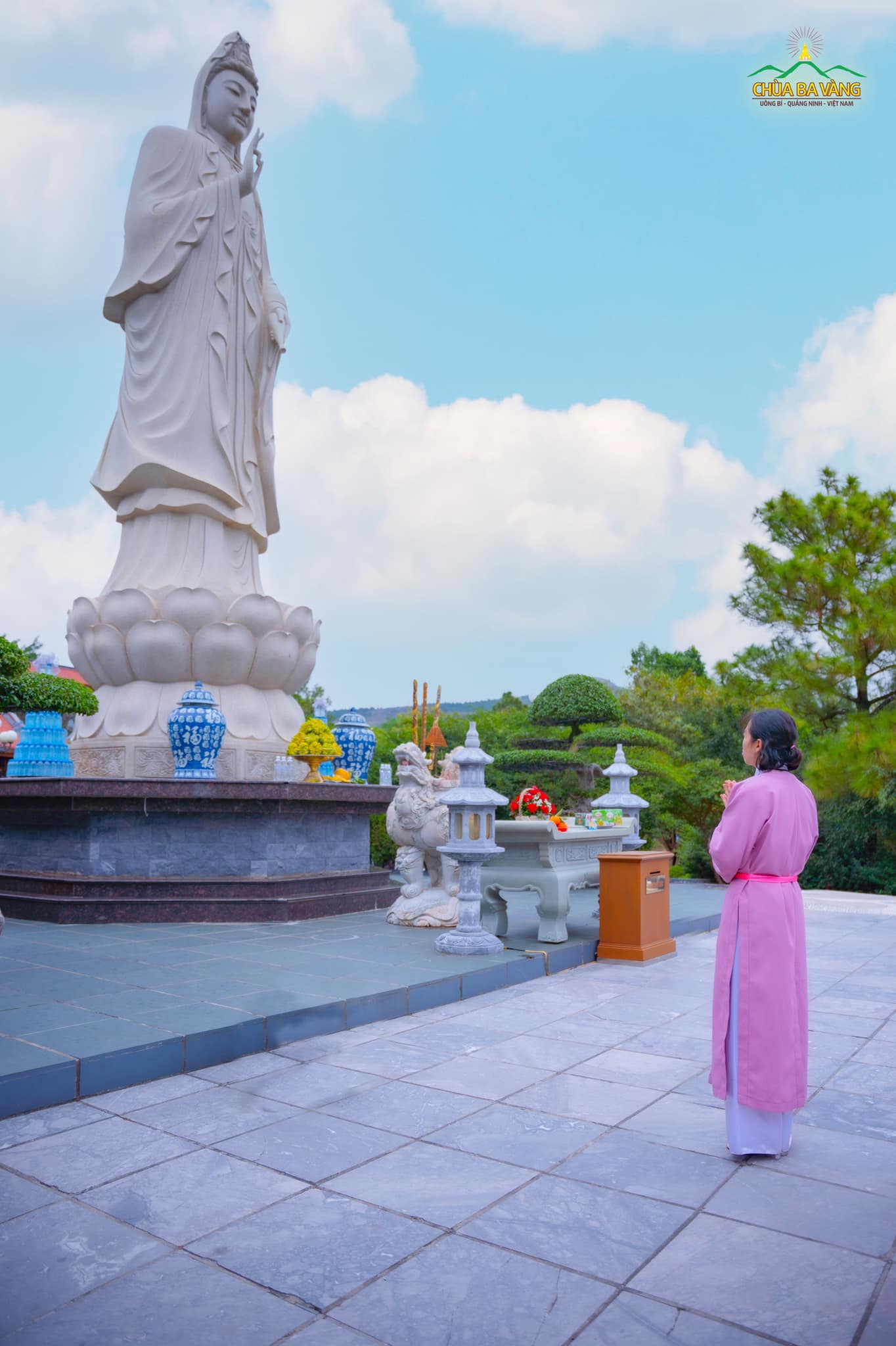 Nhờ sự nhất tâm nương tựa Tam Bảo tu tập mà Phật tử Nguyễn Thị Anh đã chuyển hóa được nghiệp khó có con