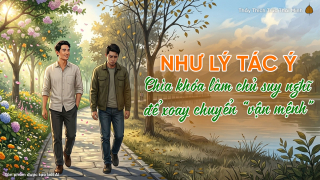 Pháp như lý tác ý: Chìa khóa làm chủ suy nghĩ để cuộc sống được an vui