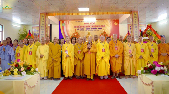 Ra mắt tân Ban Trị sự Phật giáo tỉnh Quảng Bình nhiệm kỳ IV