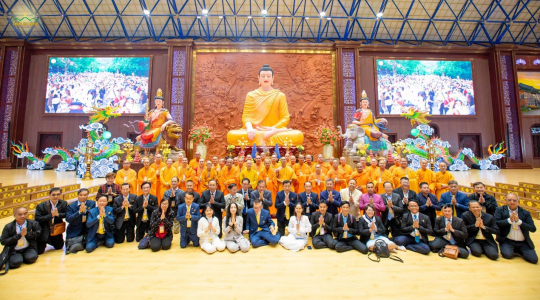 Ủy ban Nhà nước về người Việt Nam ở nước ngoài - Bộ Ngoại giao gửi thư cảm ơn chùa Ba Vàng đã hỗ trợ tích cực trong việc đón tiếp đoàn Phật giáo An Nam Tông sang thăm Việt Nam