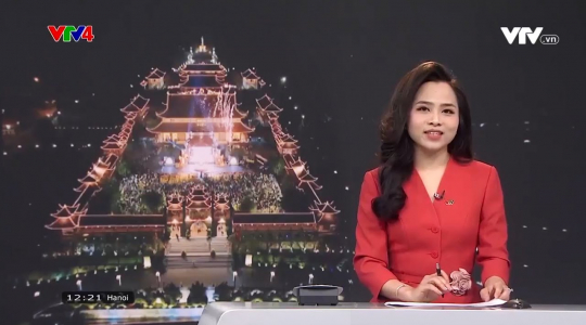 VTV4 đưa tin: Đại lễ kỷ niệm Phật hoàng Trần Nhân Tông đản sinh quảng bá bản sắc văn hóa Việt Nam