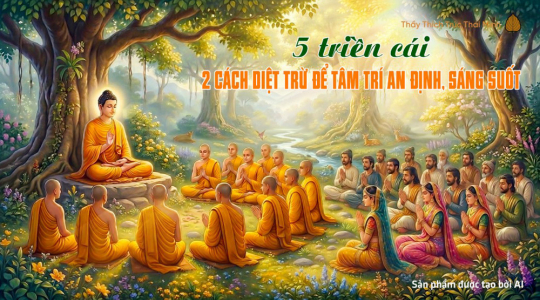 Năm triền cái: 2 cách diệt trừ để tâm trí an định theo lời Phật dạy