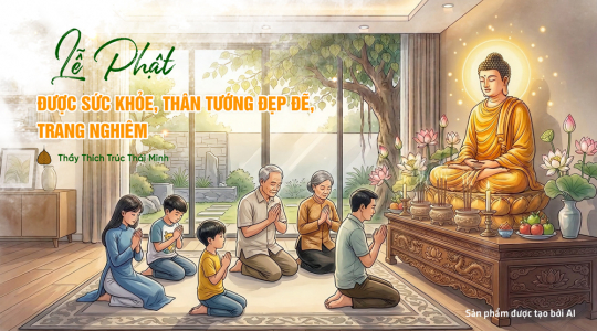 Đảnh lễ Đức Phật đúng cách: Được phước về sức khỏe, thân tướng cao đẹp