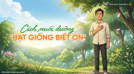 Biết ơn: Bí quyết chuyển hóa tâm mang đến hạnh phúc, an vui